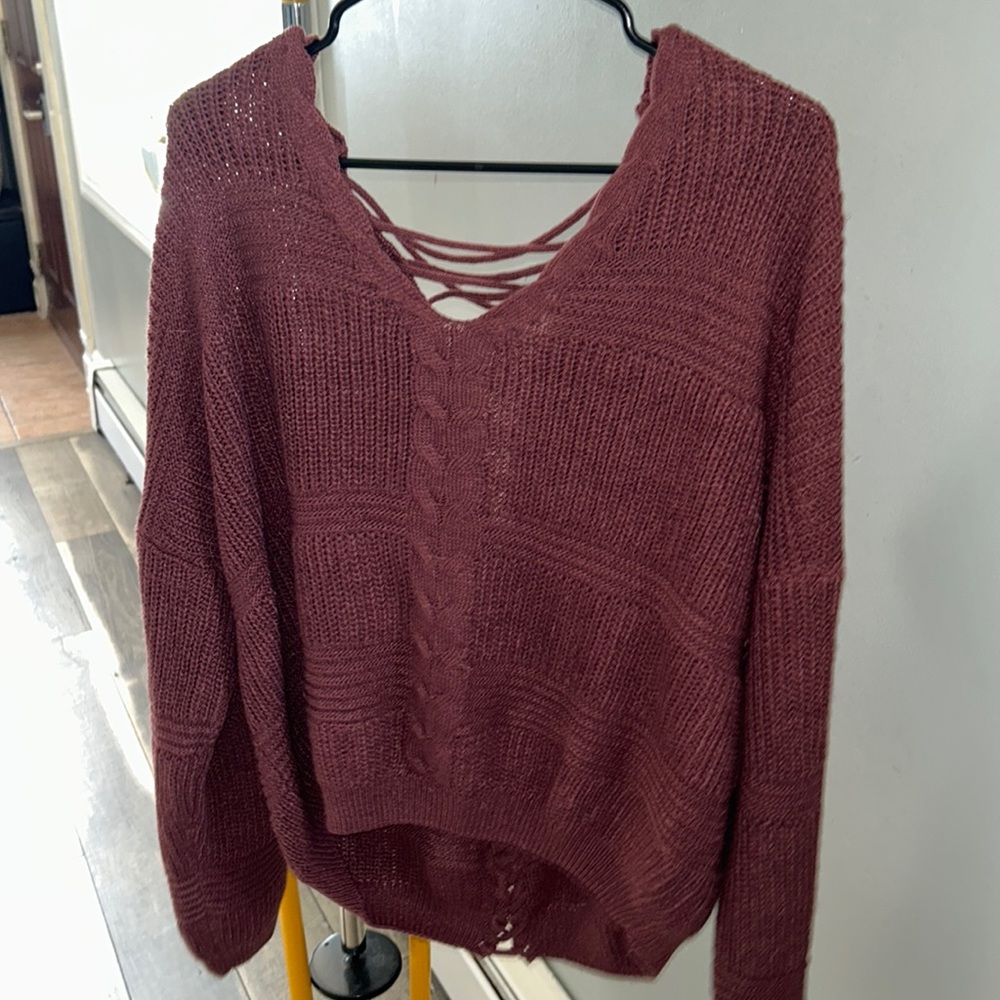 BOGO off the shoulder sweater daytrip size large